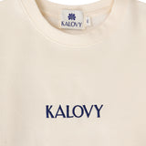 Kalovy Signature Sweatshirt – Cream