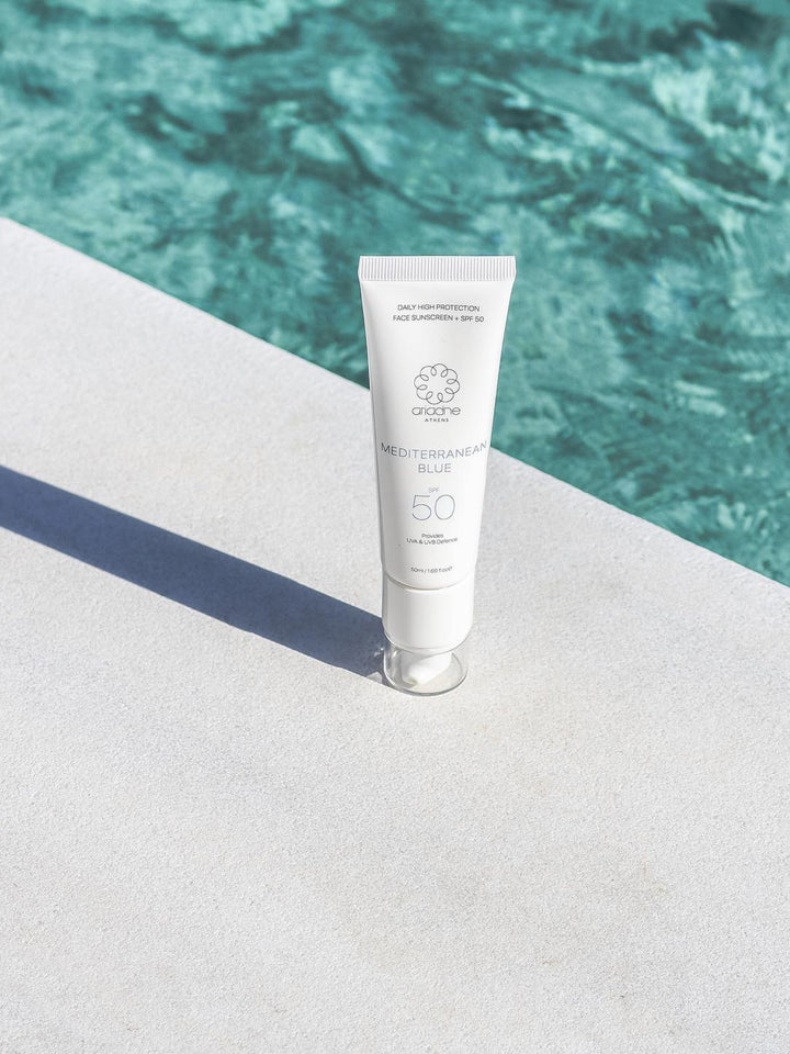 Mediterranean Blue Daily Face Sunscreen SPF50