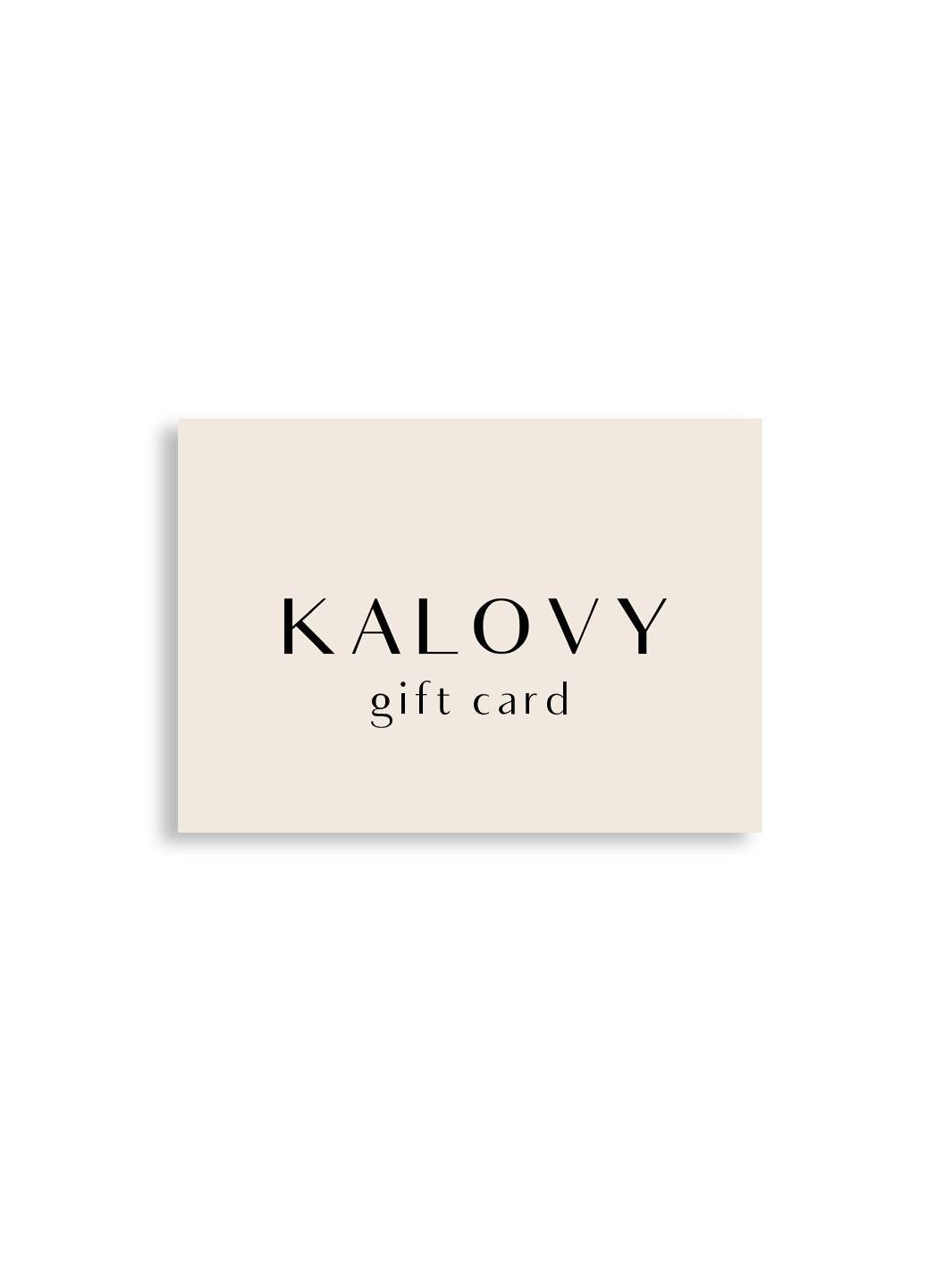 Kalovy E-Gift Card