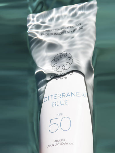 Mediterranean Blue Daily Face Sunscreen SPF50